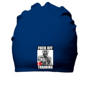 Бавовняна шапка для качалки "Fuck off, i`m training"